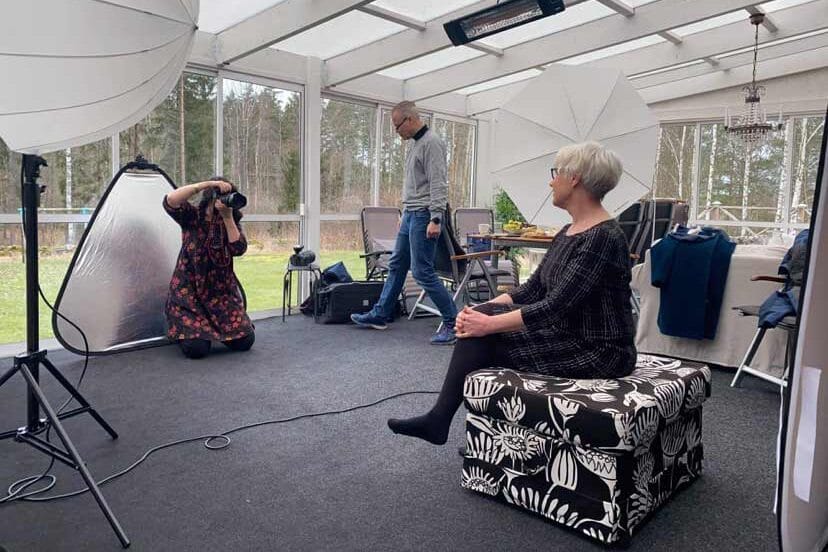 F&ouml;rberett f&ouml;r portr&auml;ttfotografering